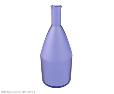 光影流转，醇香之器 精美白酒玻璃瓶图片素材赏析